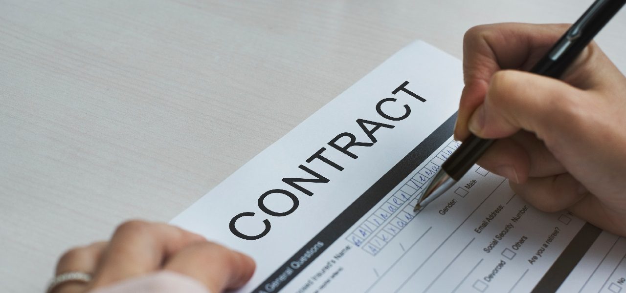 image of a contract