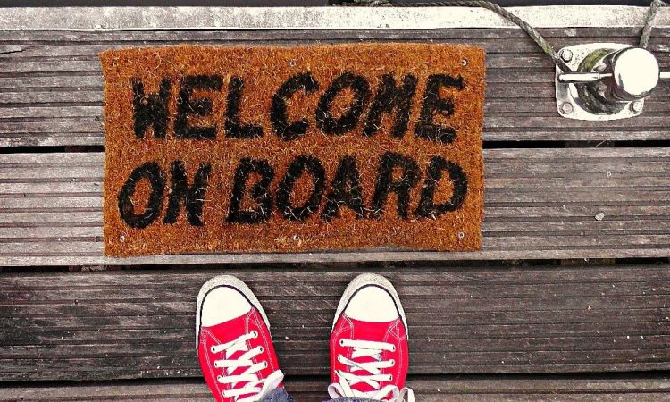 welcome onboard welcome mat